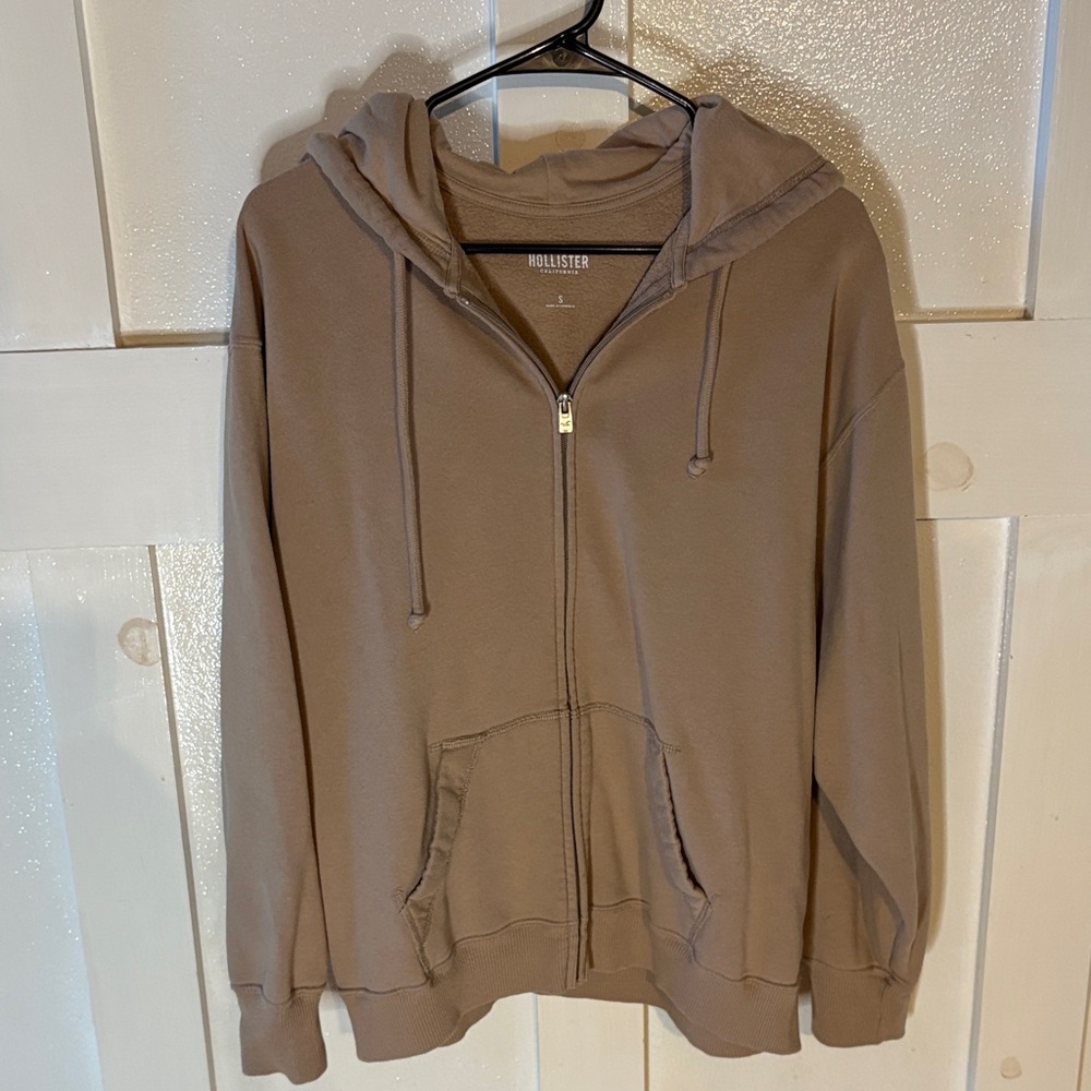 Hollister Tan Casual Hoodie